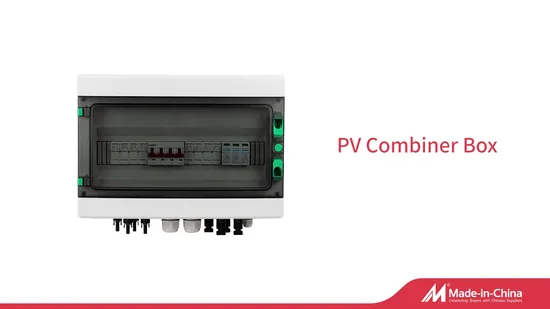 1000VDC 2 in 1 out Solar String PV Array DC Combiner Box with SPD MCB Fuse 