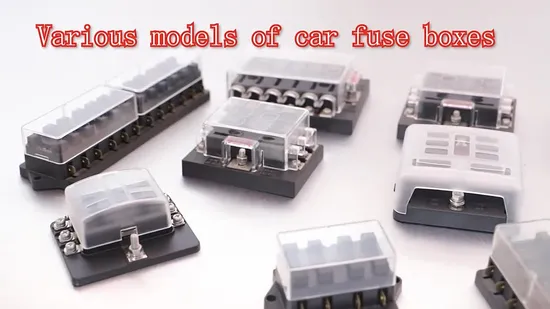 Waterproof Cover Automotive Panel Mount Gold Plated Auto Car Audio Fuse Holder 