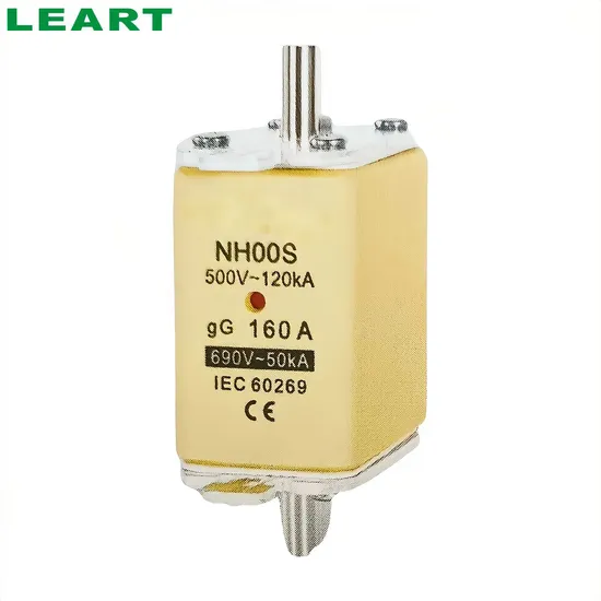Nh Series Nh00s 500V 160A Fuse Links with Dual Indicator for Lightning Protection 