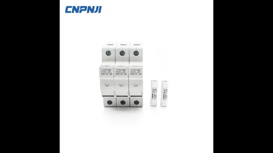 China Professional Manufacturer Solar PV DC 1p 32A 1000V Fuse Holders and Fuse for PV System with Good Price