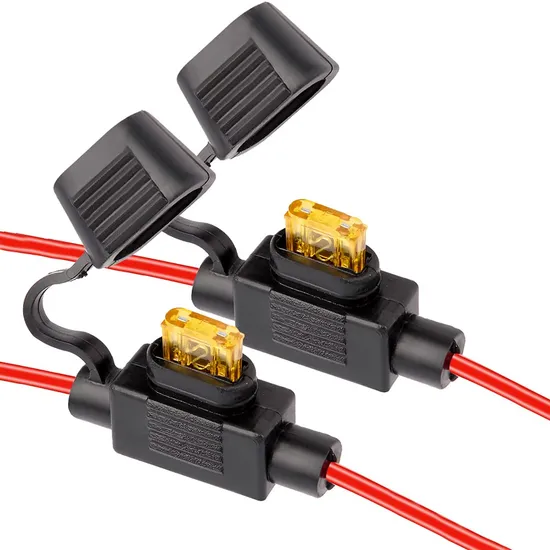 10 12 14 16 AWG 18 20 22 24 Gauge Mini Standard Maxi 40 AMP Inline Fuse Holder Fuse Bracket Fuse Box Manufacturer 