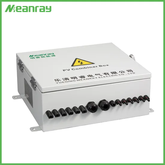 Solar System DC PV Combiner Box 6 Strings Input 1 Output IP65 Ccombiner Box with SPD and Fuse 