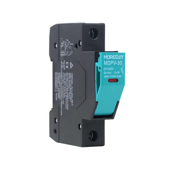 Moreday DIN Rail Fuse Holder DC Fuse with DC Short Circuit Protection 15 AMP High Voltage Fuse