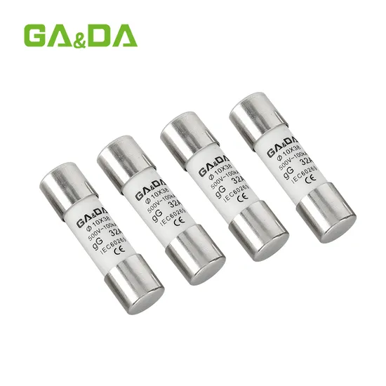 RO15 Type 500V AC 2A to 32A Cylindrical Fuse Links Low Voltage Fuse 