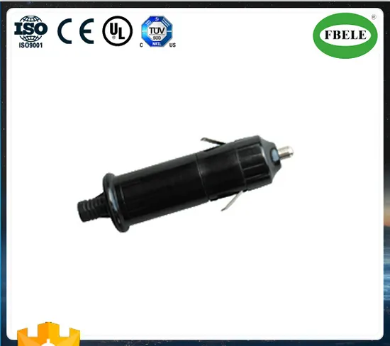 12V Male Car Cigarette Lighter Plug Without Fuse Connector 