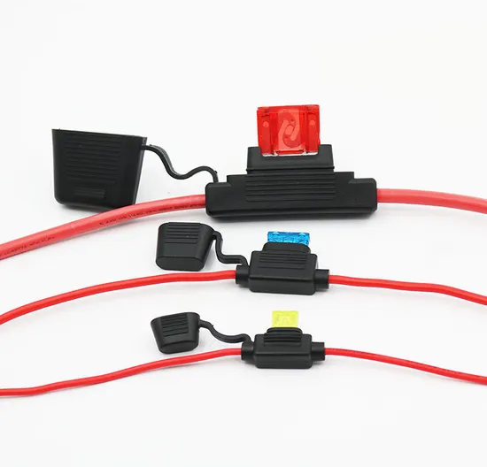 Automotive 16 AWG Medium Inline Fuse Holder 12 Volts Fuse Holder for 10A Blade Fuse 