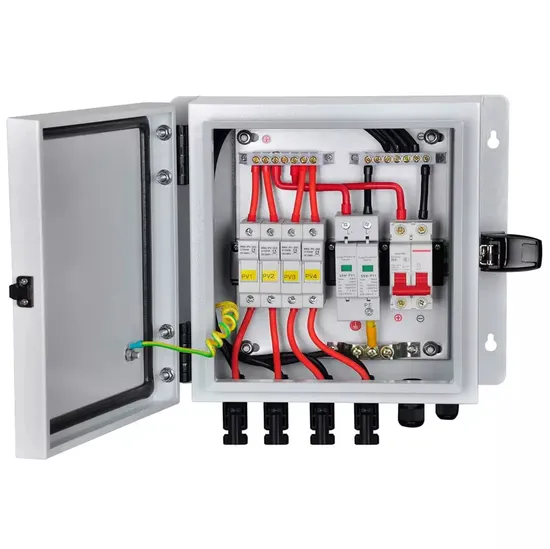 4 String 6 String 4 in 6 in Metal Waterproof Solar Panel 500V 550V 600V 1000V PV Combiner Box with Fuse Surge Protector and Circuit Breaker 