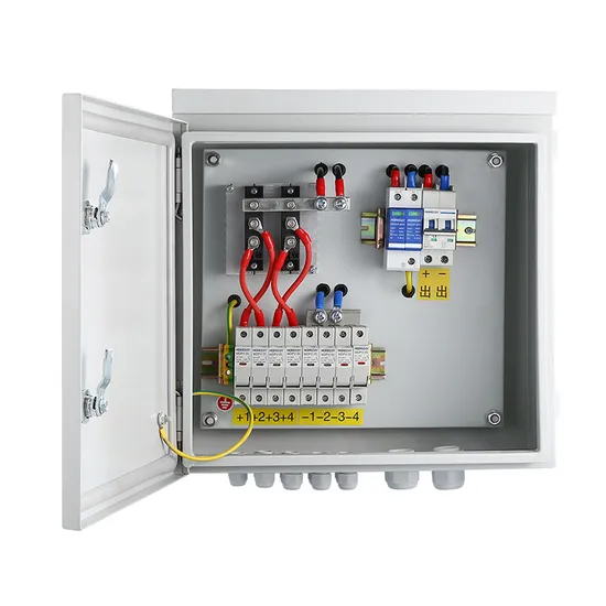 4 String PV Combiner Box for Solar with Lightning Catch 15A Fuse Holder and 63A MCB IP65 Waterproof for on/off Grid System 