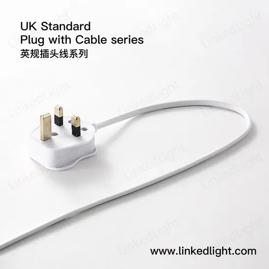 AC Power Cord Cable Rewirable Fuse Plug for Table Lamps 