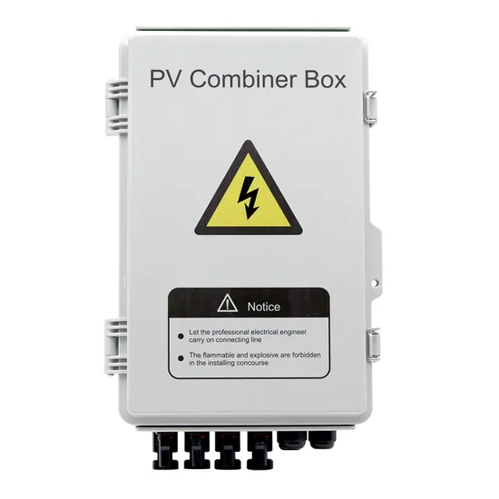 4 String PV Combiner Box for Solar with Lightning Catch 15A Fuse Holder and 63A MCB IP65 Waterproof for on/off Grid System 
