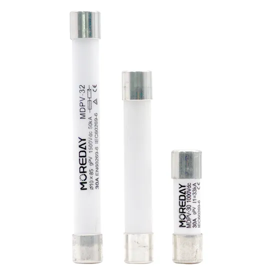 Moreday Solar Fuse Link 1000V 1500V DC 10A/12A/15A/16A/20A/25A/30A Inline Connector Battery Solar Fuse Link 